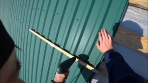 Накрываем крышу профнастилом 275 кв.м.