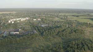 Аэросъемка. п.Осьмино, Ленинградской обл. Август 2020 года. Окрестные озера Залустежское и Самро.