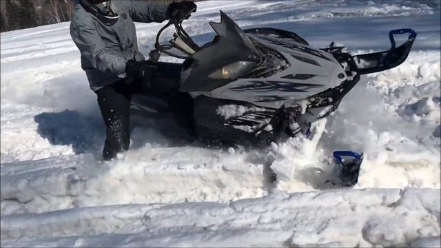 Закрыли снежный сезон.Сlosed the snow season. YAMAHA Rx-1 MTX смотреть онлайн