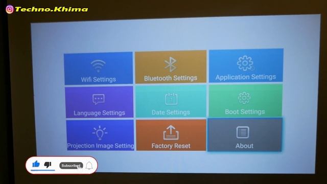 Aun akey6 projector unboxing & Demo #projector #hometheater