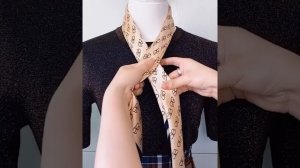 Как завязать платок. 12 способов завязать платок на шее.