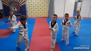 ставим базовую технику тхэквондо 4-6лет #taekwondo #sport #super