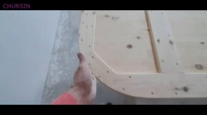 Письменный стол. Столешница из мебельного щита.