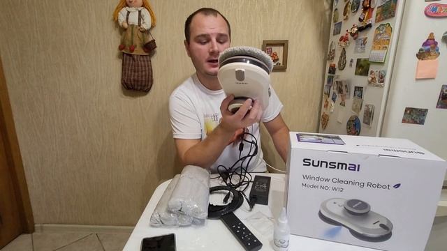 РОБОТ МОЙЩИК ОКОН SUNSMAI W12 - Лучший из лучших!