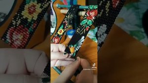 Как я начинала плести герданы из бисера #бисер #гердан #творчество #хобби хобб