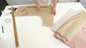 Полупальто с запахом воротником  и карманами Работа с подбортом подкладкой и утеплителем Часть 3