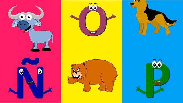 Abecedario para niños - Canción infantil - ABC con animales смотреть онлайн