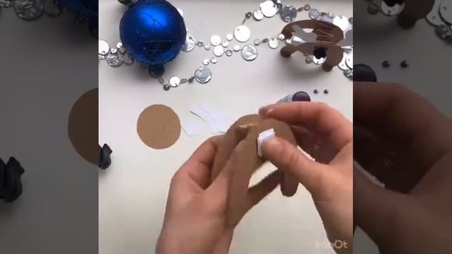 DIY Новогодний олень своими руками