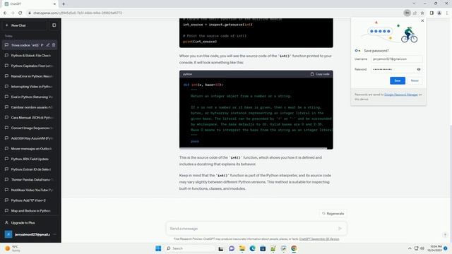 How to find source code of int function in python