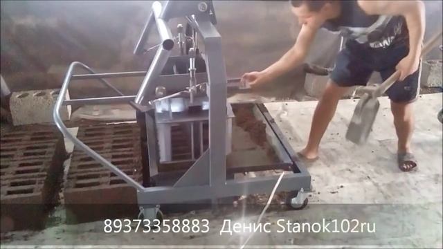 Вибропресс ВМ-4В+ Евроблок для шлакоблоков и керамзитные блоки Stanok102ru