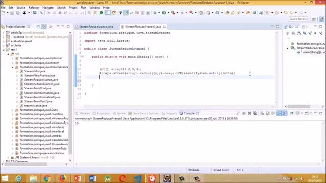 Tutoriel JAVA8 N°13: Stream avancé partie 5 Reduce . смотреть онлайн