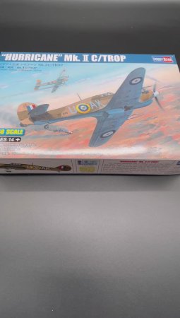 Еще одна новинка от Hobby Boss: британский истребитель Hawker Hurricane в 48 масштабе.