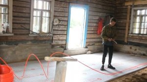 Теплый водяной пол в гараже своими руками. Без опыта