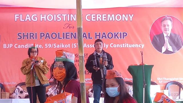 CONGRESS le BJP | Helamboi ft. James Arjun at Pu Paolienlal Haokip's Flag Hoisting | WIND OF CHANGE
