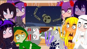 Mob Talker React To Stickman vs Skeletron - Terraria Animation by JzBoy