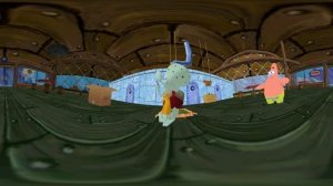 Spongebob Squarepants! - 360° - Squidward's Talent Show Dance! 2023 (3D VR Game Experience!)