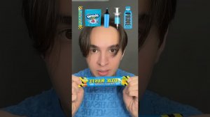 Radmiru #mukbang with blue food! #shorts