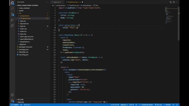 React Hook Form - Tutorial смотреть онлайн