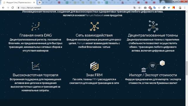 ICO Ferrum Network общий разбор