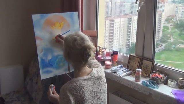 Картина "Музыка Солнца". Наташа Богиня. смотреть онлайн