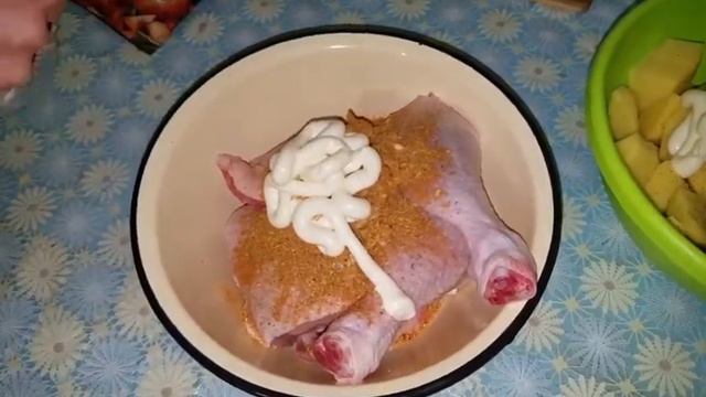 #курицавдуховке #вкуснаякурочка 🍗ОЧЕНЬ ВКУСНАЯ КУРОЧКА С КАРТОШКОЙ🍗