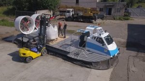 Судоверфь ПАРМА |  # Грузовой катер на воздушной подушке N23gr | HOVERCRAFT