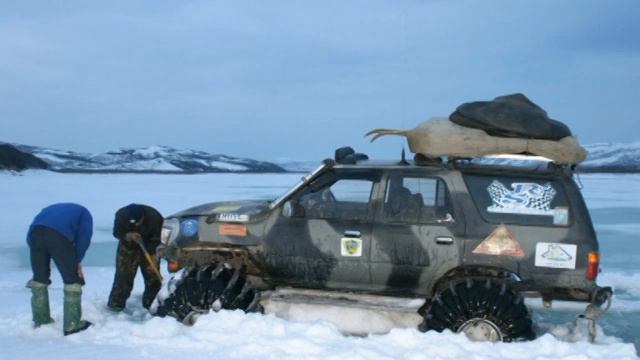 Первая экспедиция КВАДРАТНОЕ КОЛЕСО на Магадан '2008 | слайдшоу смотреть онлайн