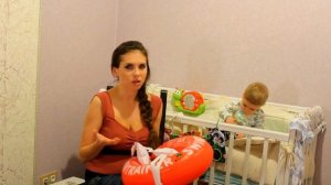 Как купать ребенка в большой ванне после 6 месяцев. Круг Swimtrainer