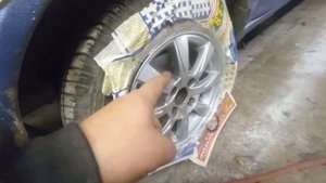 Бюджетная покраска дисков.