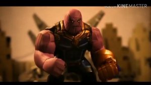 Вайна бесконечности лего танос против железного человека!