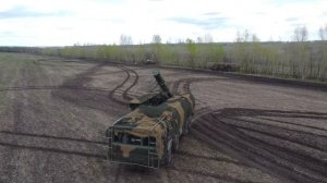 Боевая работа расчетов ОТРК "Искандер".