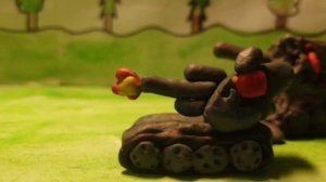 КВ-112 vs ШтурмМаус-6. Подмога Ваффентрагера. Мультики про танки из пластилина.