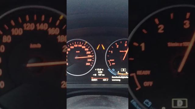 BMW F30 320d acceleration to 240 km/h