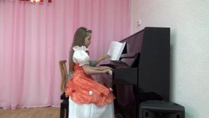 С.  Майкапар Первые шаги.  Пьеса № 9.Исполняет  Рочева Валентина. Концерт для родителей.