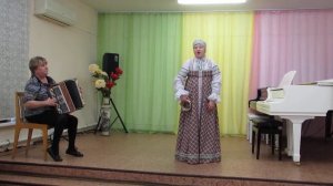 "Весенний хоровод", сольное народное пение, Косолапова Виктория "Едет белая карета" ср.группа