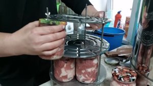 Готовим тушенку для дедушки Матвея.Автоклав Малиновка Смарт Шеф.