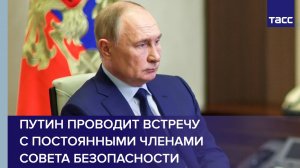 Путин проводит встречу с постоянными членами Совета Безопасности