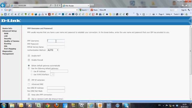 how configure dsl 2500 bezeq firmware as router pppoe dialer смотреть онлайн