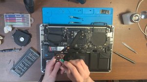 Замена термопасты MacBook Pro 15 Mid 2015