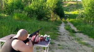 МР 155 на 70 метров с пули полева 6,стрела, азот