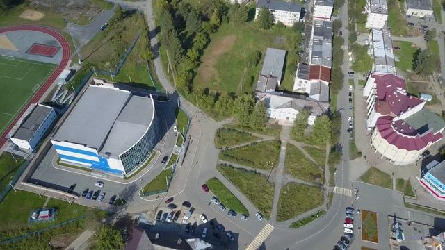 Нижняя Тура с высоты птичьего полёта (лето)