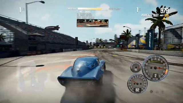 NFS Shift 2 Unleashed Drift Gameplay Works Corvette Stingray on Miami Park Drift смотреть онлайн