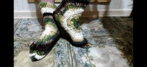 Носочки крючком для начинающих.