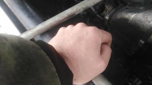 Потекла помпа на ГАЗоне Некст в Нижнем Новгороде. Заменили на новую.