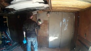 Покраска гаража краскопультом BORT BFP-500