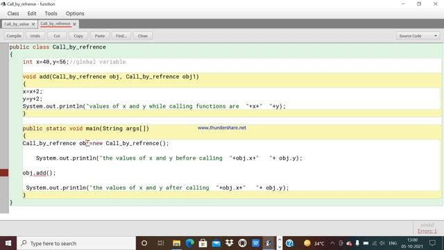 CALL BY REFRENCE IN JAVA IN HINDI | DIFFERENCE BETWEEN CALL BY VALUE AND CALL BY REFRENCE смотреть онлайн