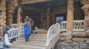 Беседка в стиле рустик