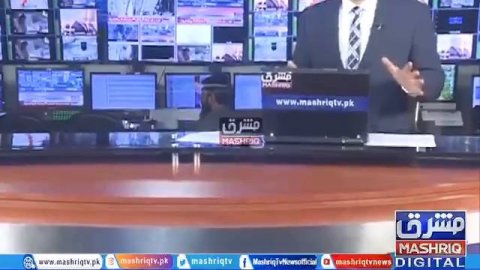 Землетрясение не помеха для пакистанского телеведущего