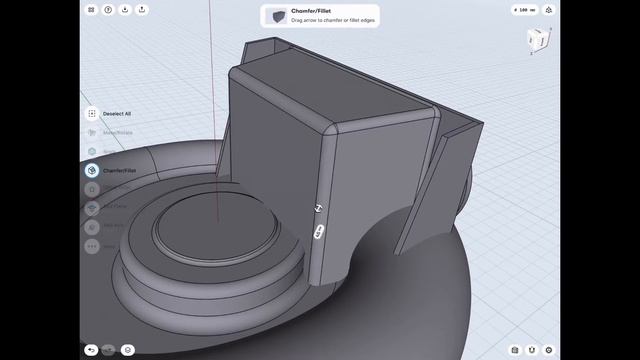 3D modeling a centrifugal compressor casing discharge side on iPad Pro with Shapr3D смотреть онлайн