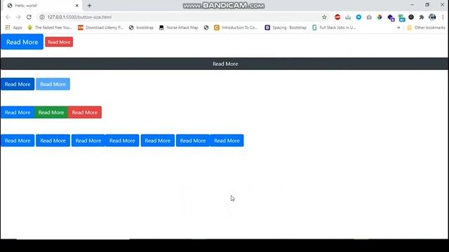 Bootstrap Tutorial in 2022 | Bootstrap Button Toolbar Classes | Bootstrap Button Classes
